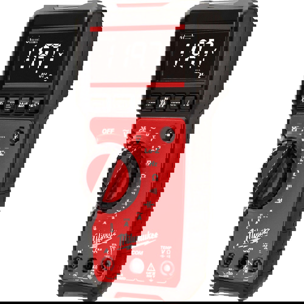 CAT III, Auto Ranging Digital & True RMS Multimeter: 600 VAC/VDC